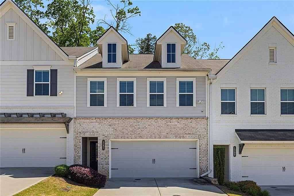 White townhomes